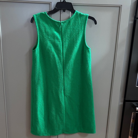 Mango sleeveless mini dress in green sz 6 - Picture 5 of 5